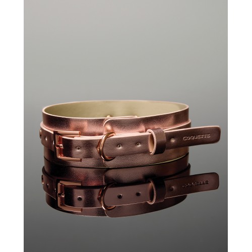 Pleasure Collection Adjustable Collar - Rose Gold