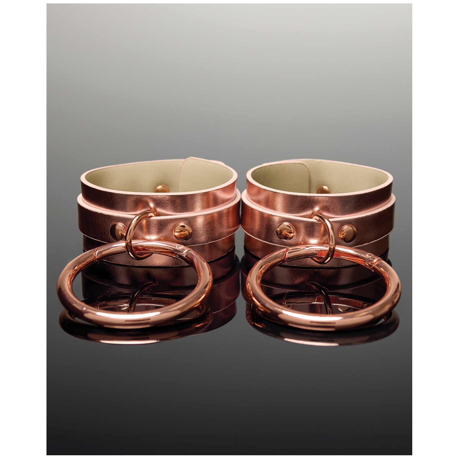 Adjustable Handcuffs Rose Gold Pleasure Collection