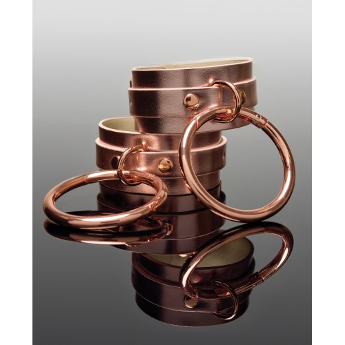 Adjustable Handcuffs Rose Gold Pleasure Collection