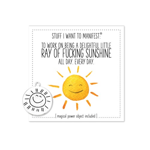 Ray of Sunshine Mini Card and Charm