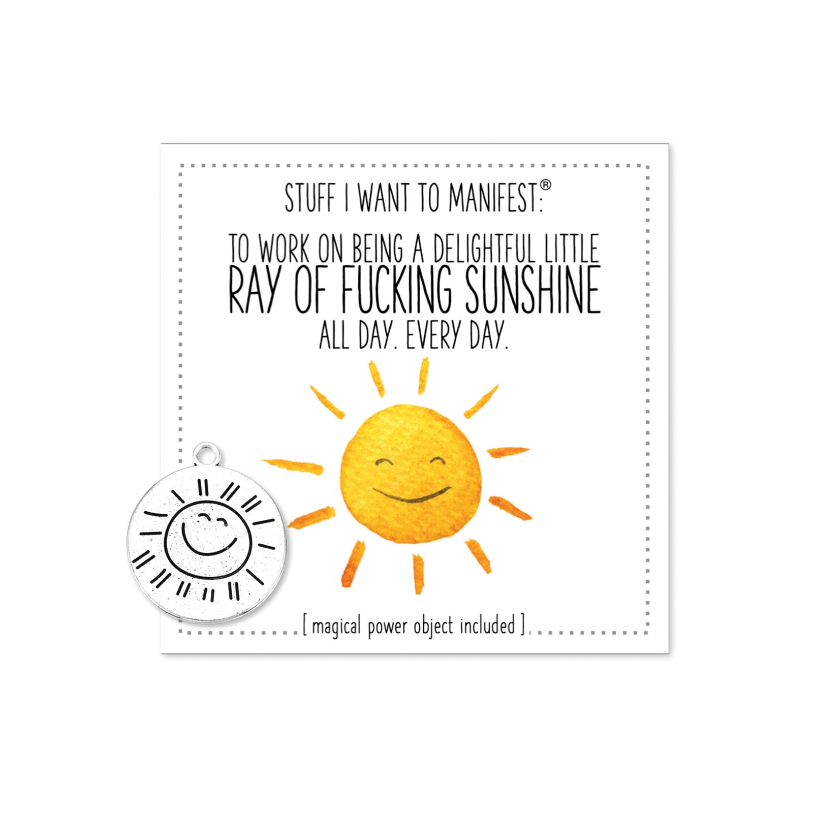 Ray of Sunshine Mini Card and Charm