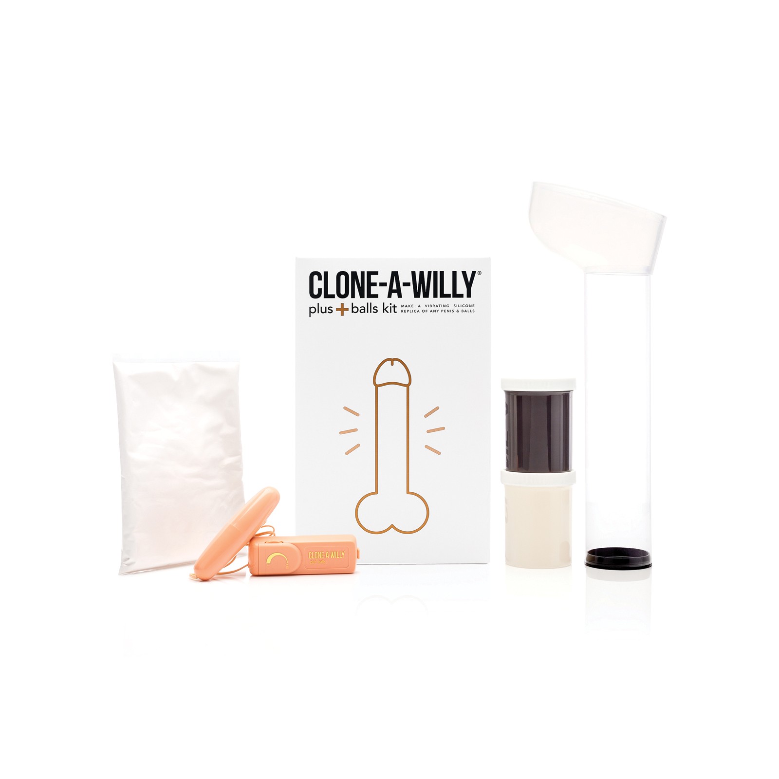 Kit Dildo Clone-A-Willy Plus+ con Testículos