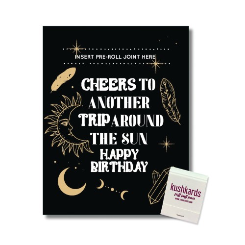 Cheers to Another Trip Around the World Greeting Card