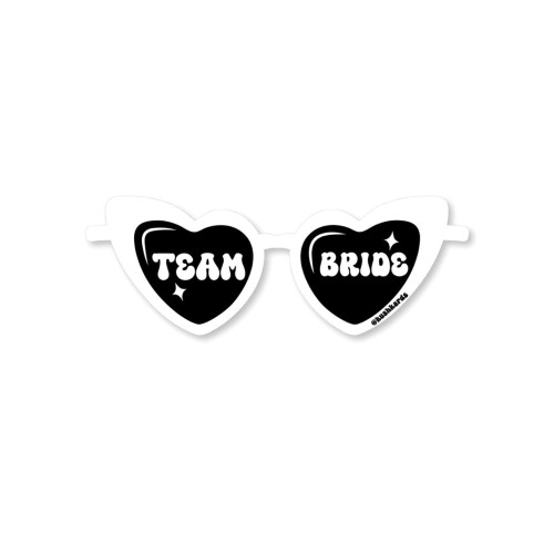 Team Bride Sticker Set of 3