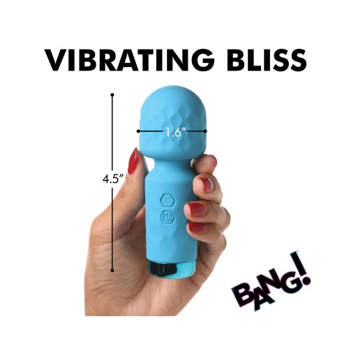 Bang! Mini Silicone Wand Blue for Discreet Pleasure