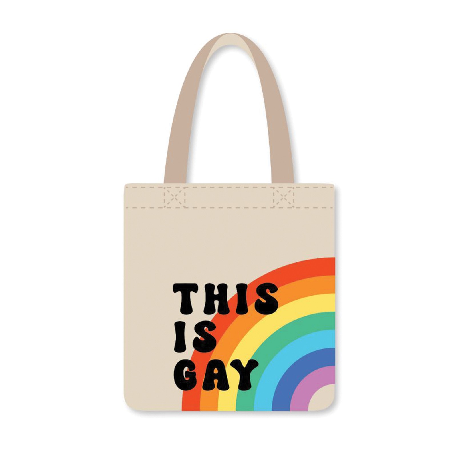 This Is Gay Rainbow Tote - Stylish Eco-Friendly Bag