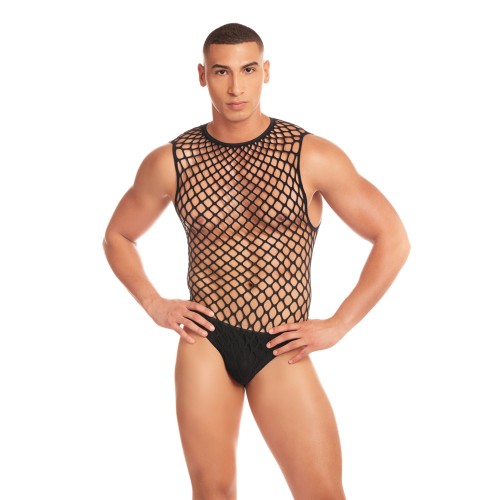 Rainbow Party Large Mesh Unitard Set for Bold Looks