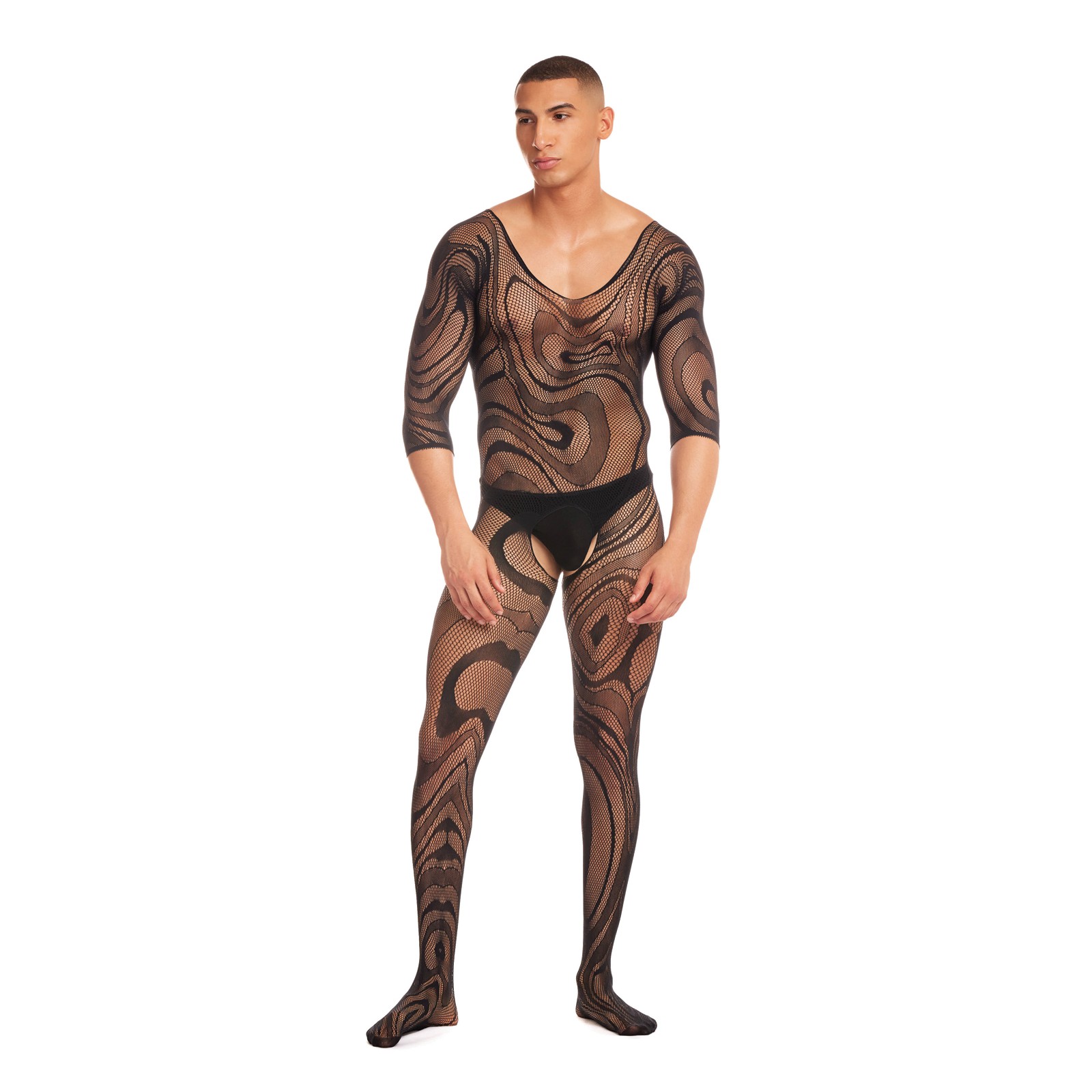 Rainbow Party Supernova Body Stocking Set - Black L/XL