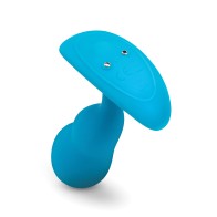 b-Vibe Remote Control P-Spot Snug Plug - Blue