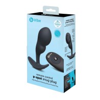 b-Vibe Remote Control P-Spot Snug Plug Black