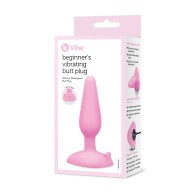 b-Vibe Beginner's Vibrating Butt Plug - Pink