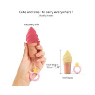 Love to Love Cand'ice Ice Cream Cone Stimulator - Raspberry Jolly