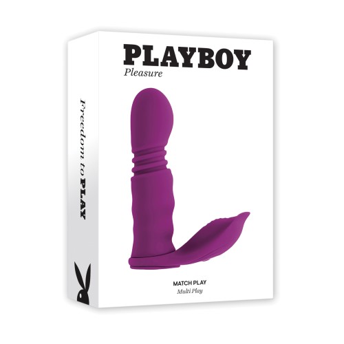 Playboy Match Play Dual Vibrator Fuchsia