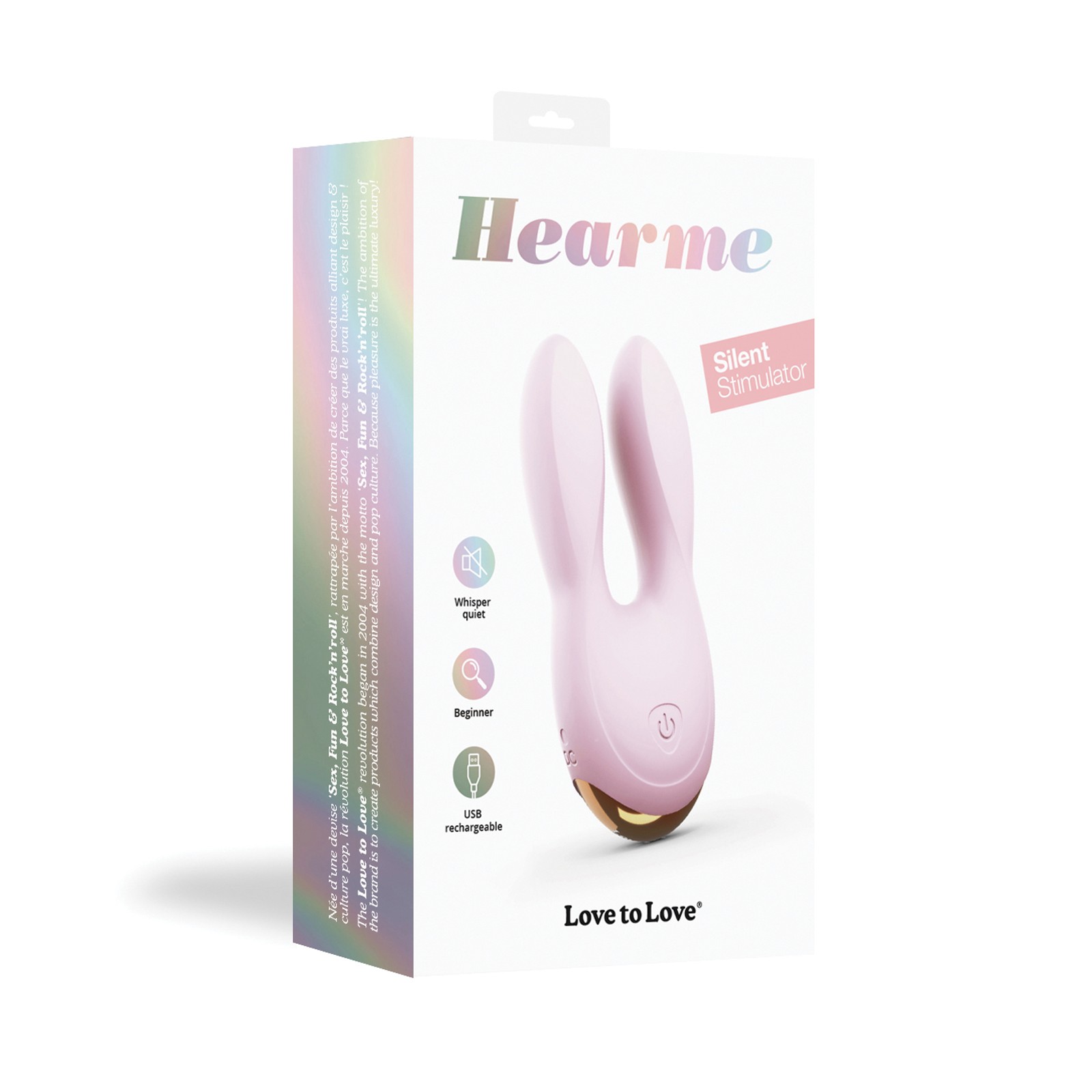 Love to Love Hear Me Flexible Ear Stim Baby Pink