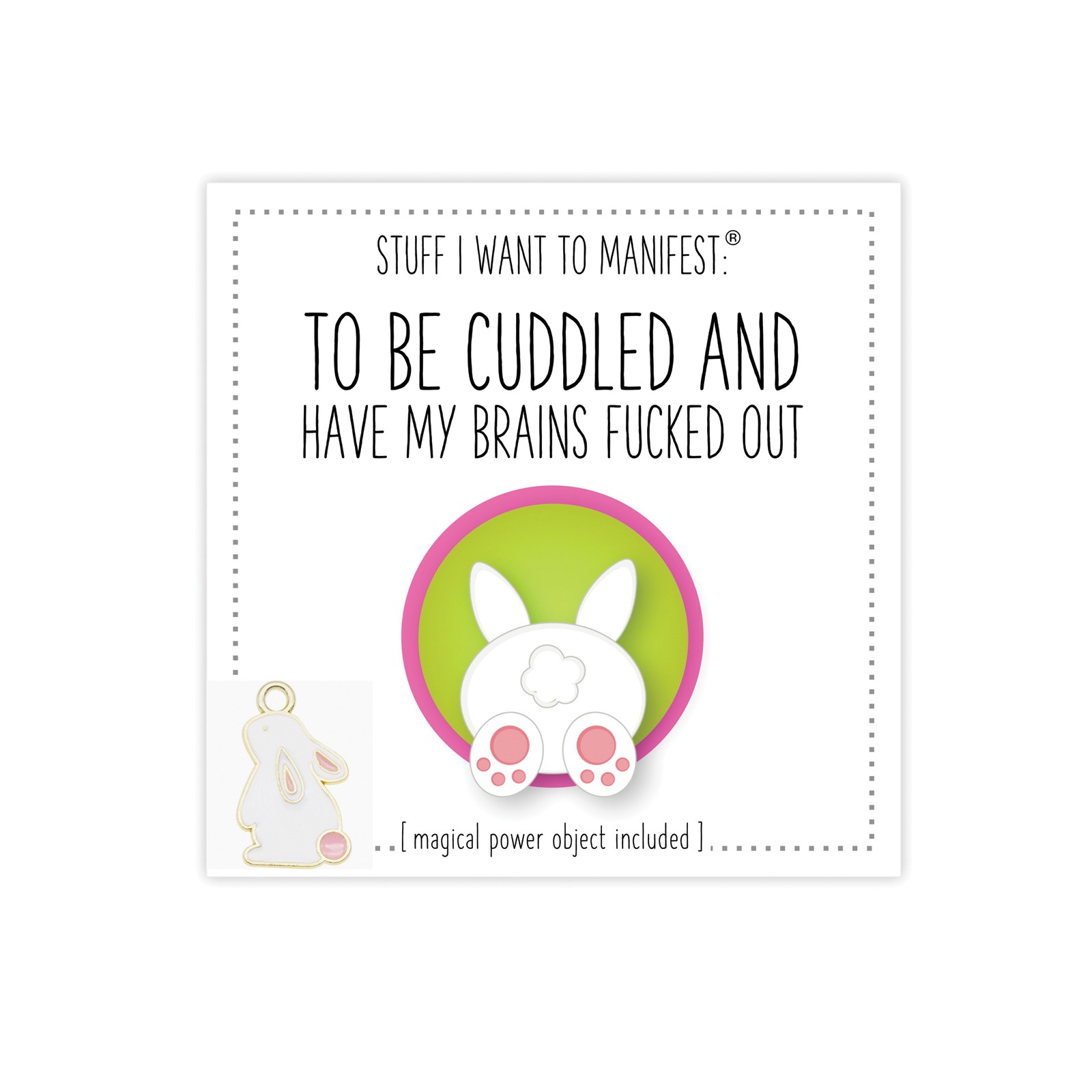 Cuddle and Brain Fantasy Mini Card and Charm