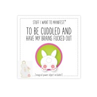 Tarjeta Mini Cuddles y Encanto de Pensamiento Sucio