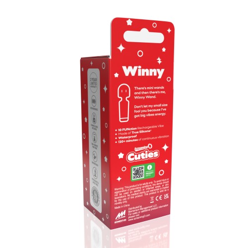 Screaming O Winny Vibrating Mini Wand - Sage Green