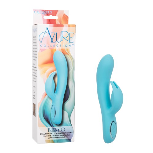 Azure Collection Bunny G Rabbit Vibrator - Blue