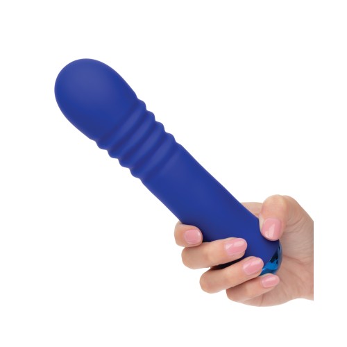 Thicc Chubby Thrusting Wand Blue Vibrator