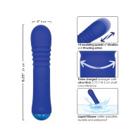 Thicc Chubby Thrusting Wand Blue Vibrator