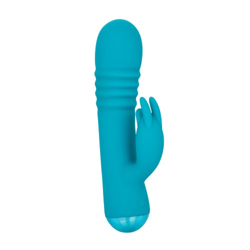 Thicc Chubby Thrusting Tickler Aqua - Premium Adult Toy