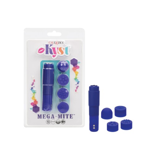 Kyst Mega-Mite Stimulator with Interchangeable Tips - Purple