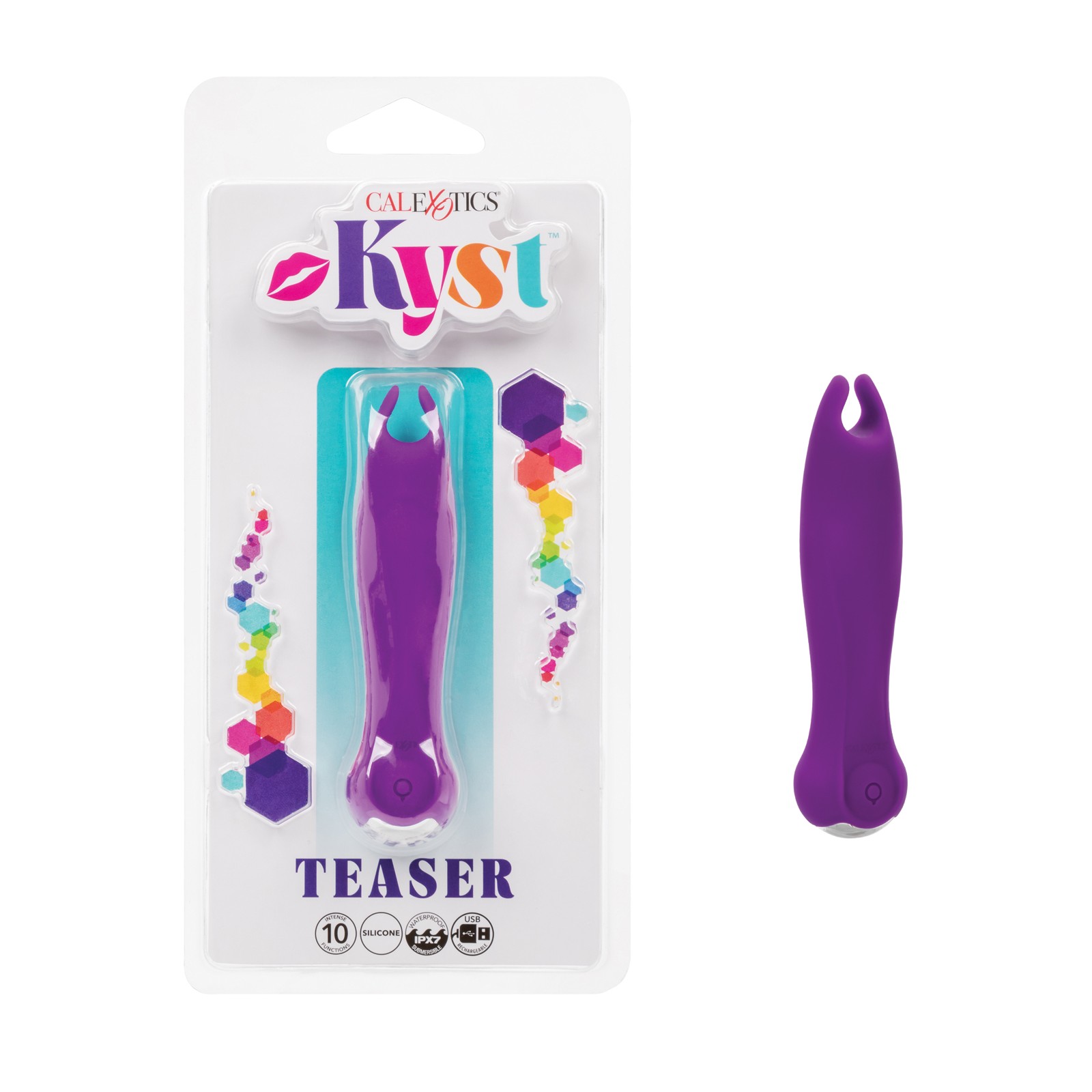 Kyst Teaser Stimulator with Flickering Ticklers Purple