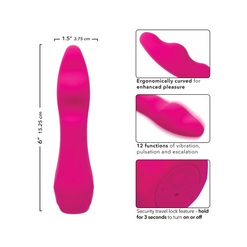 Gia Curved Pleaser in Pink