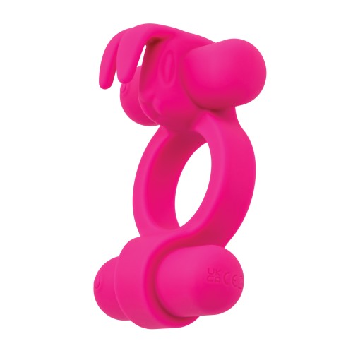 Silicone Rechargeable Rockin' Rabbit - Couples Enhancer