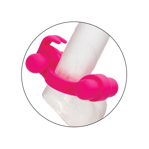 Silicone Rechargeable Rockin' Rabbit - Couples Enhancer