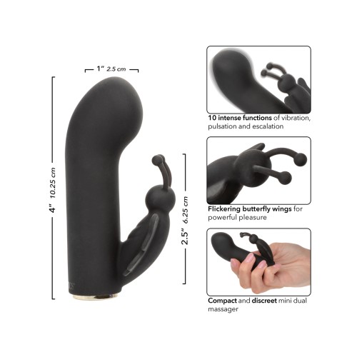 Raven Butterfly G-Spot Vibrator - Black