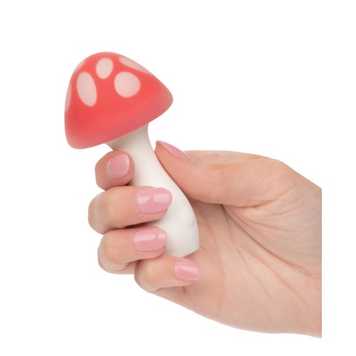 Masajeador Juguetón Muff Shroom de Naughty Bites - Rojo/Blanco