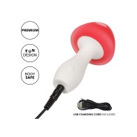 Naughty Bites Muff Shroom Playful Massager - Red/White