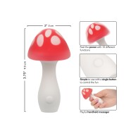 Masajeador Juguetón Muff Shroom de Naughty Bites - Rojo/Blanco