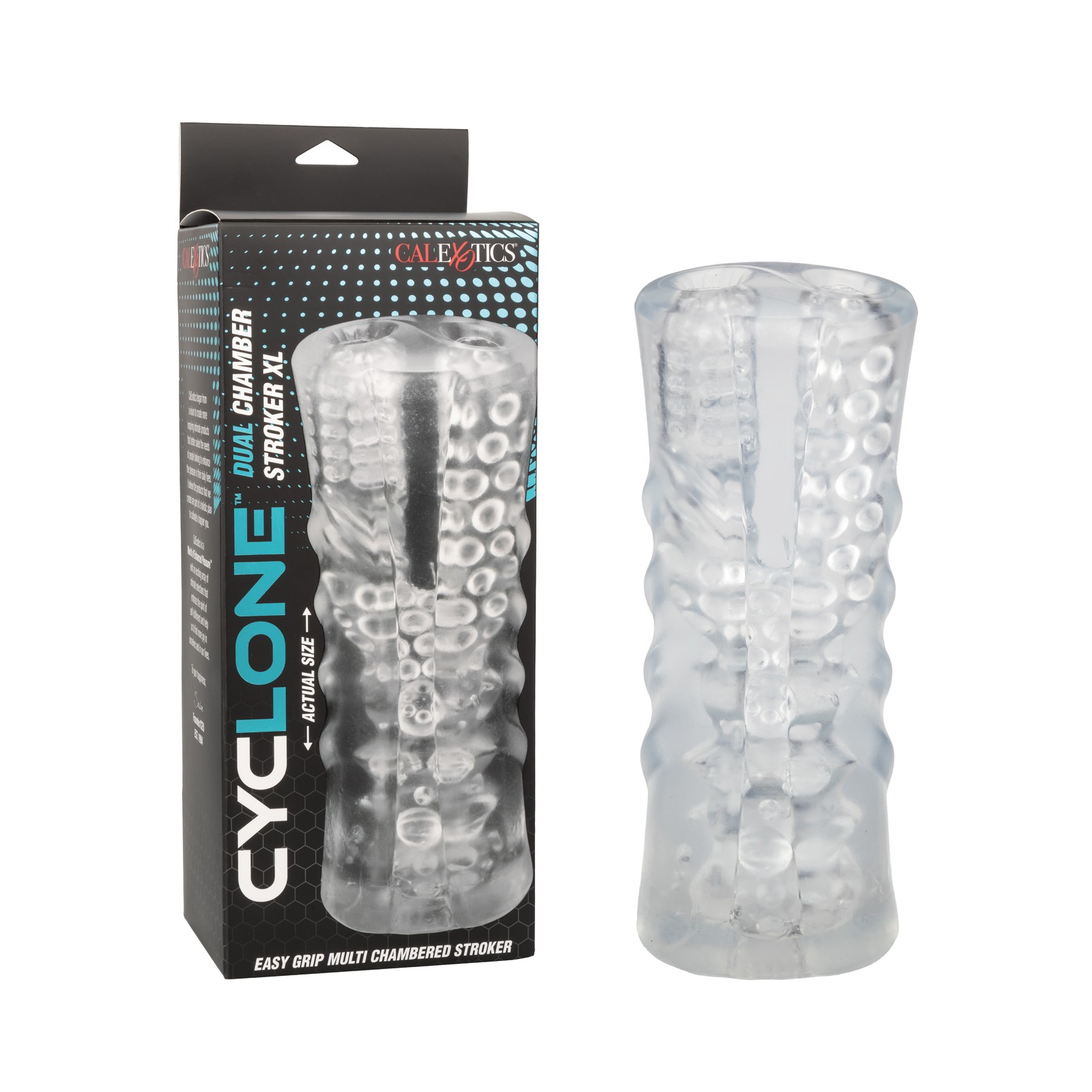 Cyclone XL Dual Chamber Stroker - Clear