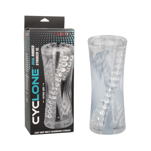 Copa Dual Ribbed Stroker XL - Transparente