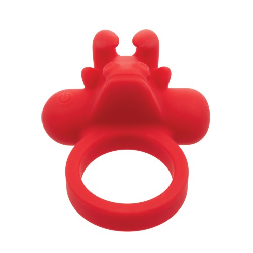 The Matador Couples Enhancer Silicone Rechargeable Red