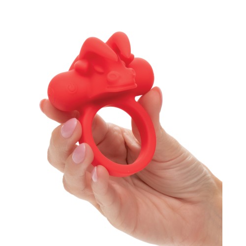 The Matador Couples Enhancer Silicone Rechargeable Red