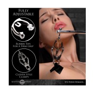 Master Series Tower of Pain Nipple Clamps - Silver