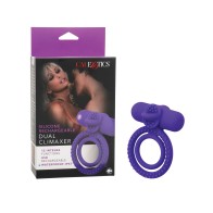 Acelerador para Parejas de Silicona Recargable Dual Climaxer Púrpura