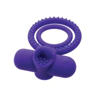 Couples Enhancer Silicone Rechargeable Dual Climaxer Purple