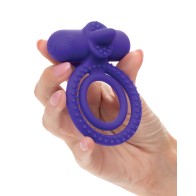 Couples Enhancer Silicone Rechargeable Dual Climaxer Purple