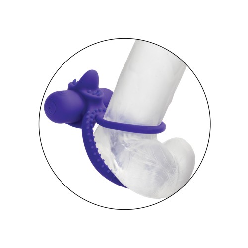 Couples Enhancer Silicone Rechargeable Dual Climaxer Purple