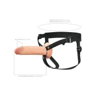 Fantasy X-Tensions Elite 8" Silicone Hollow Strap-on with Harness - Light