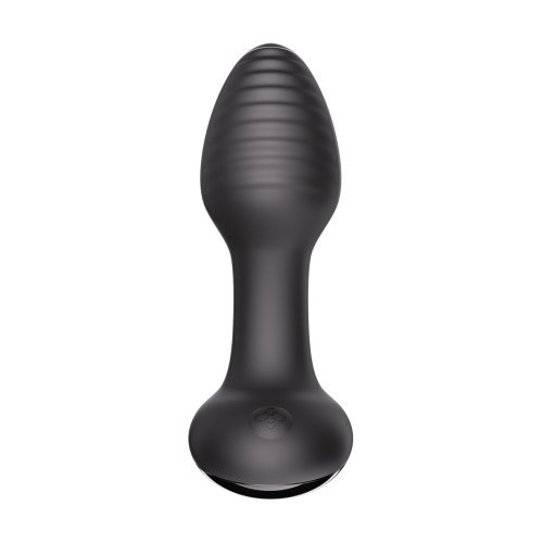 Frenzy Rotating Butt Plug in Black