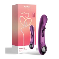 Tempo App-Controlled Flapping Vibrator - Purple