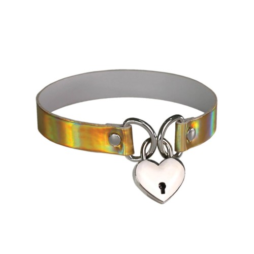 Collar Plesur Lock Corazón | Accesorio Divertido y Elegante