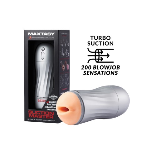 Maxtasy Suction Master Masturbador Realista Nude