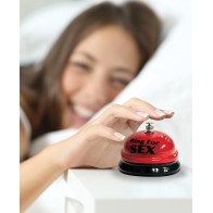 Ring the Bell for Sex Desk Bell - Red/Black