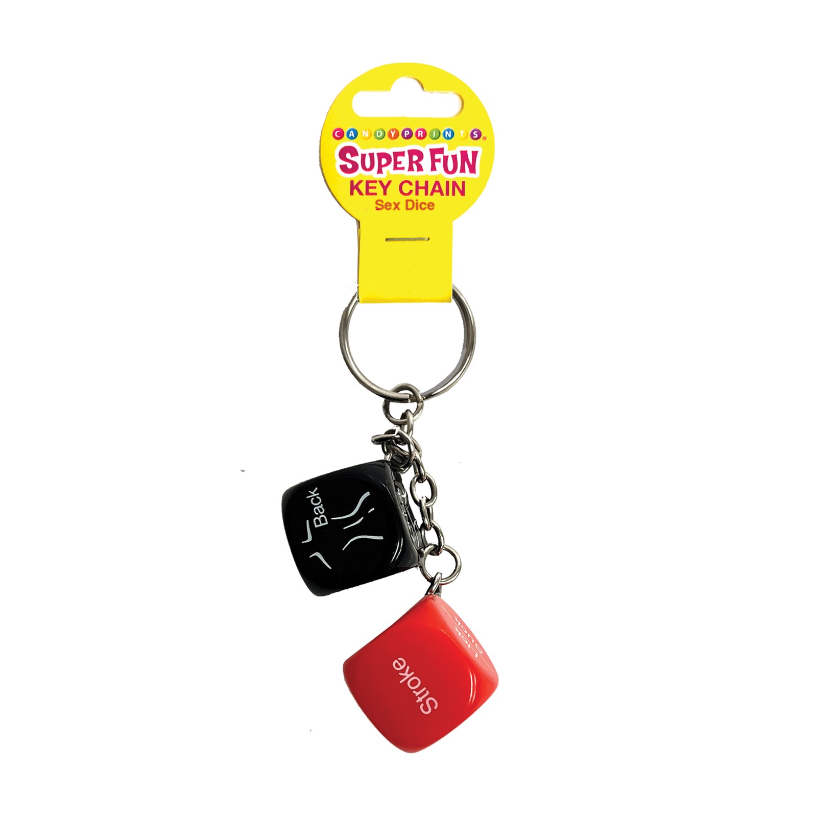 Super Fun Sex Dice Key Chain Multi Color